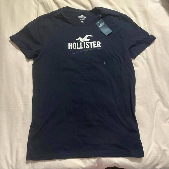 Hollister Other - Hollister Dark Blue Tee with Logo